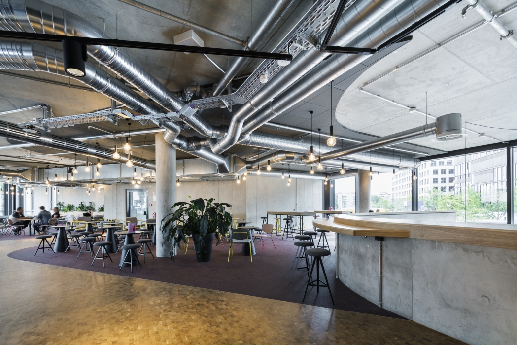 zalando Headquarter  Foodcourt Construction